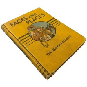 Faces and Places The Quinlan Readers Vintage Childrens School Book 1940